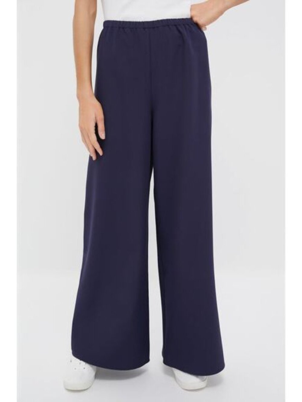 Pomander Place NWT Sienna Wide Leg Pant in Navy size Medium (M)